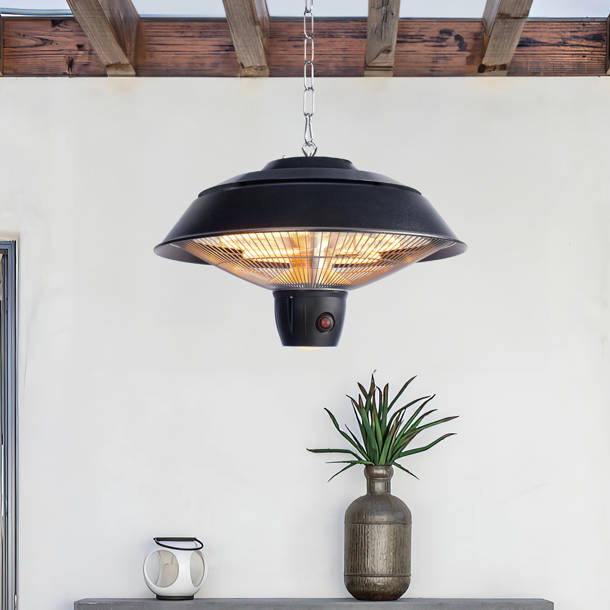 ZACHVO 5100 BTU Electric Hanging Patio Heater with LED Light & Reviews